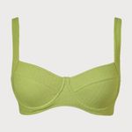 BERLOOK Green Backless Underwire Bikini Top AND Low Waisted Bikini Bottom 20 Size L Photo 9
