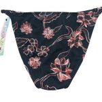 Sundazed Violet Printed Adjustable Strap Bikini Bottoms Skimpy Cut Black XL Photo 3