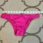 Seafolly  hot pink Rouleau Brazilian Bikini Bottoms Photo 2