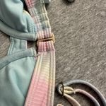 Hollister pastel ombre bikini top with clip back and adjustable straps size small Photo 3