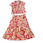 Emma James  Two Piece Linen Blend Skirt Set Photo 1