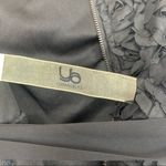 YA Los Angeles NWT  Strapless Silk Rose Appliqué Black Mini Dress Size Small Photo 7