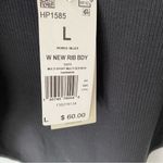 Adidas  Black Rib Black Bodysuit NWTS size Large Photo 7