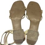 Fiorini Women's 8.5 Elegant Gold Strappy‎ Heel Sandals Formal Party Open Toe Photo 8