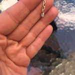 Women's NWOT Silver Tone "V" Rhinestone Necklace Photo 3