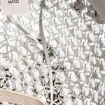 Open Edit  Structured Straw Sun Hat  Wide Brim Geometric Weave Photo 8