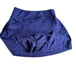 Swimdress‎ Women's Blue Skirted Swimsuit Ruched Tankini Top Beach Vacation Photo 7