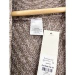 Francesca's NEW Boho Taupe Ribbed Knit Fringe Cardigan Sweater Vest One Size Photo 3