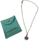 G Initial Silver Tone Necklace Photo 0