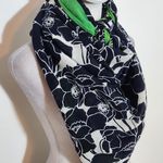 Banana Republic Navy and Green Floral Print Scarf Size 42 X 42 Photo 1