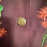 Bob Mackie  wearable art 1x embroidered blouse Photo 3