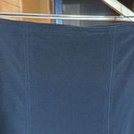 Free People Vintage  Black Slinky Travel Skirt w/ 2 front slits Size Small Photo 3