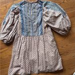 Anthropologie Elegant Pink Patterned Dress Photo 7