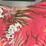 J Jill Linen XL Floral Print Sleeveless Dress Pink Tropical Beach Casual Coastal Photo 6