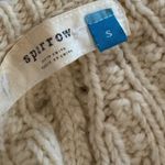 Vintage Sparrow Cream Cable Wool Knit Zip Photo 4