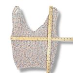 Jun & Ivy  Speckled Shimmer Back Twist Knit Sweater Cropped Tank Top XS‎ Photo 10