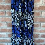 Maeve Anthropologie Criss Cross Anakena Blue Floral Print Maxi Dress Women’s 4 Photo 4