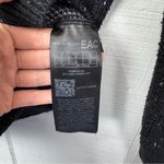 Guess Original Jeans Black White Speckled Crewneck Pullover Sweater Logo Graphic Photo 4