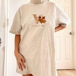 Vintage Vancouver Crochet Neck Embroidered Graphic Tee Shirt White Size XL Photo 2