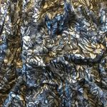 Diane Von Furstenberg Vintage  Black Silver A-line Skirt Photo 7