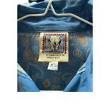 Desert West Button Down Western Shirt Blue Size XS Vintage Retro Festival Rodeo Photo 2