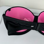 PINK - Victoria's Secret PINK Victoria’s Secret Strapless Push Up Bra Sz 34DD Black Photo 4