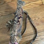 Michael Kors Embossed Leather Crossbody Bag Brown Python Snakeskin Photo 11