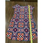 Yumi Kim  100% Silk Abstract Floral Short Sleeve Mini sheath anthropologie dress Photo 5