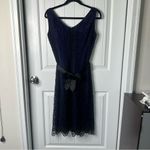 Vintage dark romantic black y2k crochet skater dress gothic wednesday addams‎ 6 Photo 4