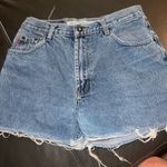 Bugle Boy Vintage  Jeans Shorts Womens Sz 31w/ 30in Faded Hi Rise Cutoff Denim Photo 0
