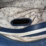 Urban Expression Classic Blue Satchel with Studded Accents Photo 4