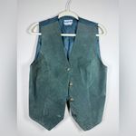 Bagatelle Margaret Godfrey  Vintage Suede Leather Western Vest Sz L Photo 1