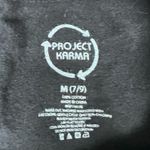 Project Karma Women's Black Long Sleeve Graphic Crew Neck Sweat Shirt Sz M Photo 4