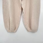 Free People FP BEACH Women's Hailee Cream Cozy Textured Knit Mid-Rise Jogger Pants Size S/P Photo 6