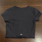 Alo Yoga ⭐️ Black Ribbed TSHIRT Photo 1