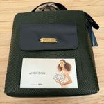 NWT Isle Locada Leather Backpack / Purse / Bag. Dark green Photo 1