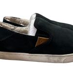 OluKai Pehuea Heu Slip On Shoes Womens 6 Black Shearling Leather Waterproof Used Photo 0