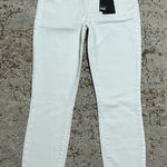 Paige Hoxton Crop High-Rise Skinny Jeans in crisp white size 26 NEW Photo 0