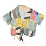 Just BEE Queen Minela & Chiara Top and Midi Gathered Tie Waist Skirt Size Small Blue Photo 6