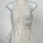 KEEPSAKE THE LABEL Midi Dress Womens Size Small Ivory White Feminine Bridal Date Photo 6