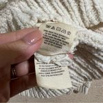 Anthropologie Sleeping on Snow | cream plush knit pullover sweater XSP Photo 6