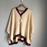 Tuckernuck NEW  Camden Soft Knit Poncho Cape V-Neck One Size Photo 1
