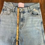 Revice Denim Revice women’s high rise straight leg jeans, distressed light wash size 28 Photo 4