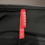 Spanx Faux Patent Leather Liquid Glossy Leggings Black High Rise Size Medium Photo 8