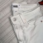 Paige Sarah Slim in White Frost Destructed jeans Photo 2