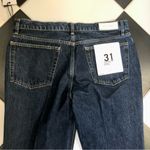 RE/DONE NWT 70s Low Rise Flare Jeans Dark Wash Heritage Rinse Flares size 31 Photo 8