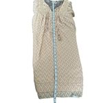 Anthropologie One September Anwen Mini Dress Womens XS Pink Chevron Peasant Boho Photo 5