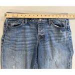Loft Boyfriend Jeans Womens 33" Cotton Distressed Straight Leg Travel Norm Photo 3