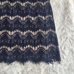 Jessica Howard  Mini Lace‎ Sheath Dress 3/4 Sleeve Sz Petite 12 Christmas Dress Photo 2