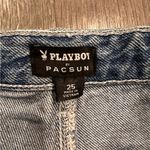 Playboy Pacsun Denim Cutoff Jean Shorts Cotton 25 Daisy Dukes Boho Grunge Bunny Photo 5